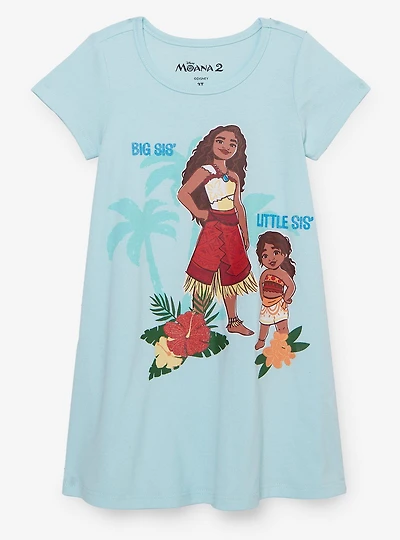 Disney Moana 2 & Simea Toddler T-Shirt Dress