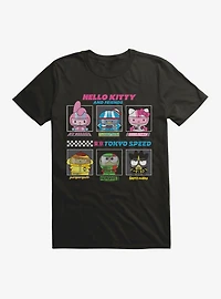 Hello Kitty And Friends Tokyo Speed Lineup T-Shirt