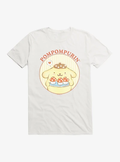 Hello Kitty And Friends Pompompurin Mushroom Cupcakes T-Shirt