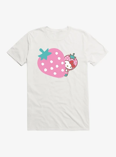 Hello Kitty Five A Day Pink Strawberry T-Shirt