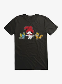 My Melody Dancing With Flat And Risu T-Shirt
