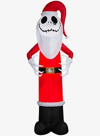 Disney Nightmare Before Christmas Giant Jack in Santa Outfit Airblown