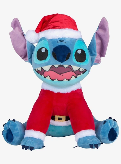 Disney Lilo & Stitch in Santa Suit Holiday Greeter
