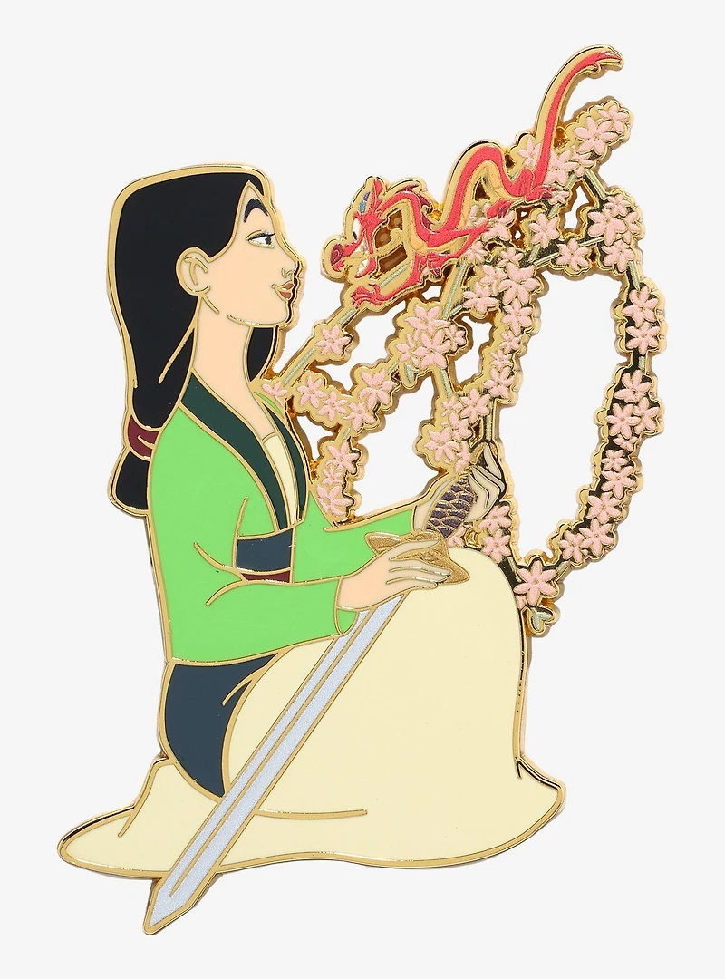 Disney Mulan Mushu & Mulan Enamel Pin