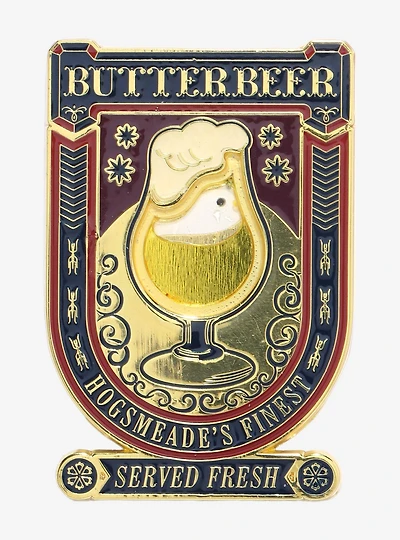 Harry Potter Butterbeer Liquid Filled Enamel Pin - BoxLunch Exclusive