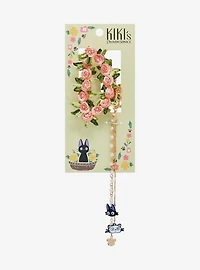 Studio Ghibli® Kiki's Delivery Service Floral Jiji & Lily Charm Claw Clip