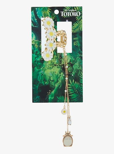 Studio Ghibli® My Neighbor Totoro Floral Totoro Charm Claw Clip