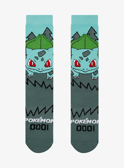 Pokémon Bulbasaur Scenic Crew Socks