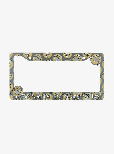 DreamWorks Shrek Donkey Waffles Allover Print License Plate Frame - BoxLunch Exclusive