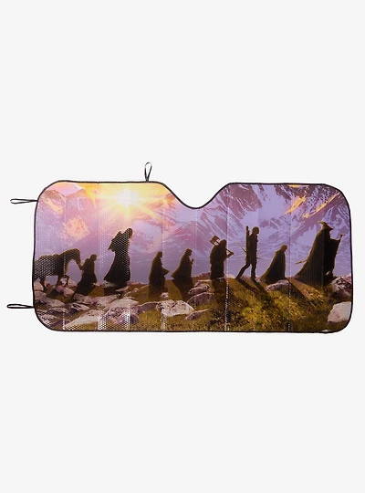 The Lord of The Rings Fellowship Walking Silhouettes Car Sunshade