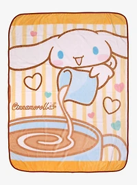 Sanrio Cinnamoroll Latte Fleece Throw