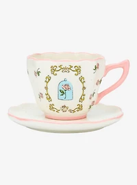 Disney Beauty and the Beast Enchanted Rose Teacup and Saucer — BoxLunch Exclusive