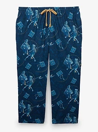 Disney Atlantis: The Lost Empire Milo & Kida Allover Print Women's Plus Sleep Pants - BoxLunch Exclusive