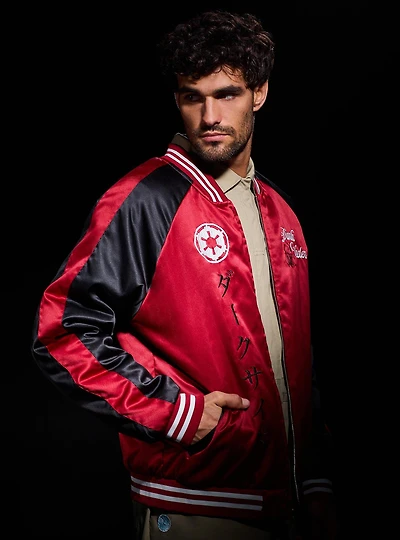 Star Wars Darth Vader Mustafar Satin Jacket — BoxLunch Exclusive