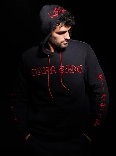 Star Wars Dark Side Embroidered Hoodie - BoxLunch Exclusive