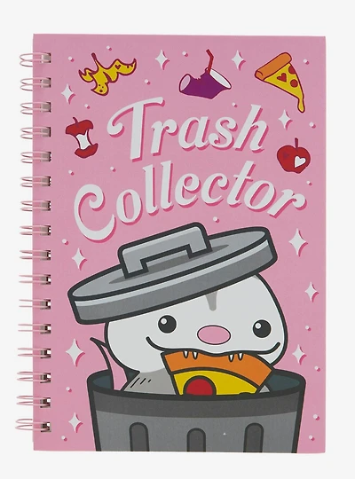 Trash Collector Possum Sticker Notebook
