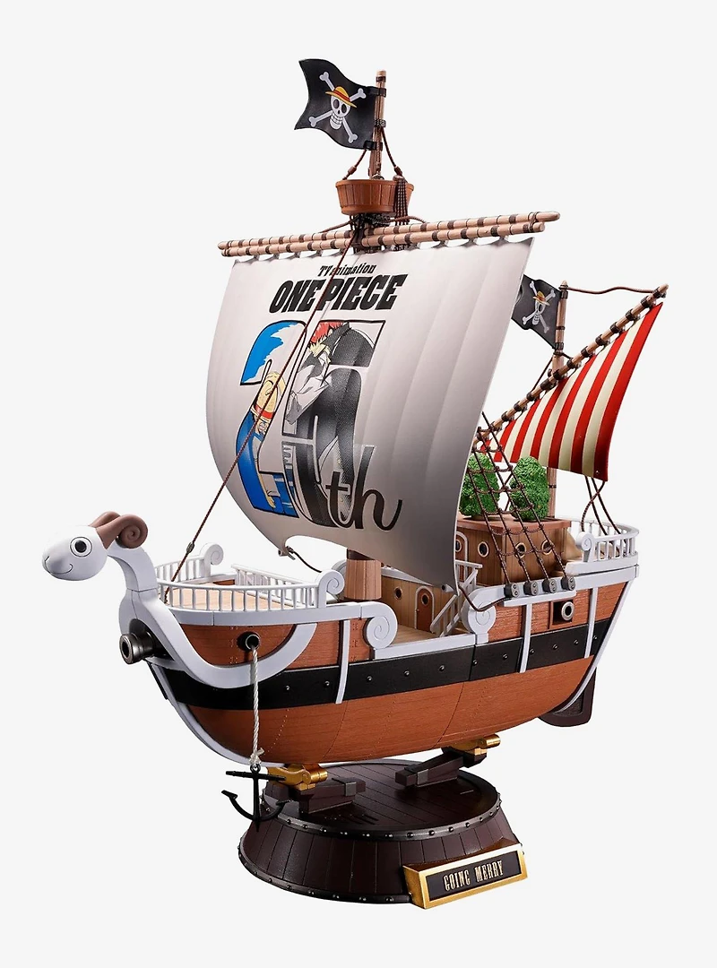 Bandai Spirits One Piece Chogokin Going Merry Figure (One Piece 25th Anniversary Memorial Edition)