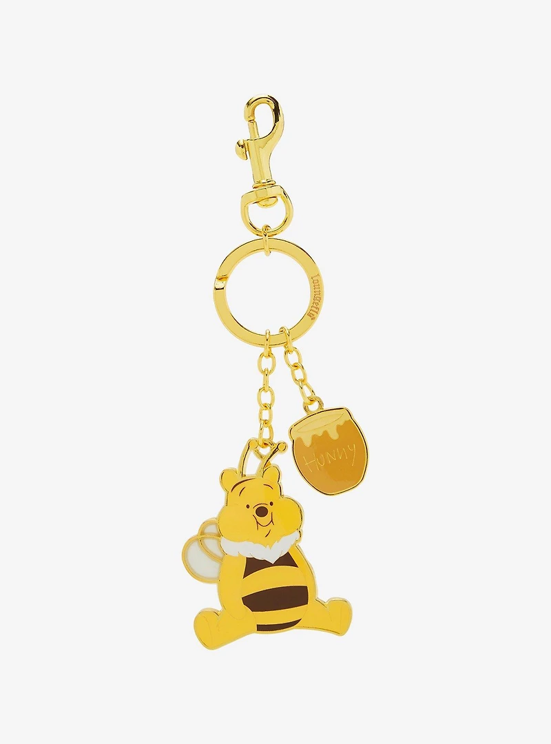 Disney Winnie the Pooh Bee Costume Pooh Bear Multi-Charm Keychain