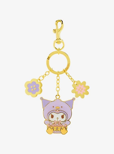 Loungefly Sanrio Kuromi Spring Costume Multi-Charm Keychain