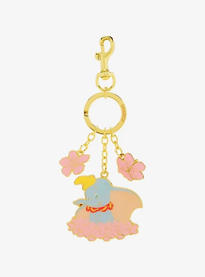 Loungefly Disney Dumbo Cherry Blossom Multi-Charm Keychain