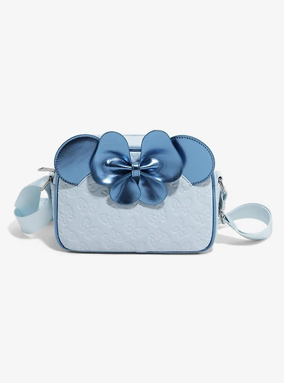 Loungefly Disney Minnie Mouse Blue Butterfly Crossbody Bag — BoxLunch Exclusive