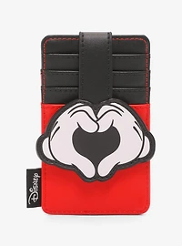 Loungefly Disney Mickey Mouse Heart Hands Cardholder — BoxLunch Exclusive