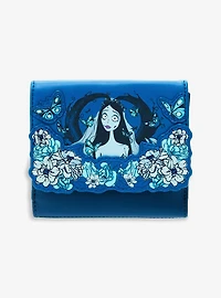 Loungefly The Corpse Bride Floral Flap Wallet — BoxLunch Exclusive