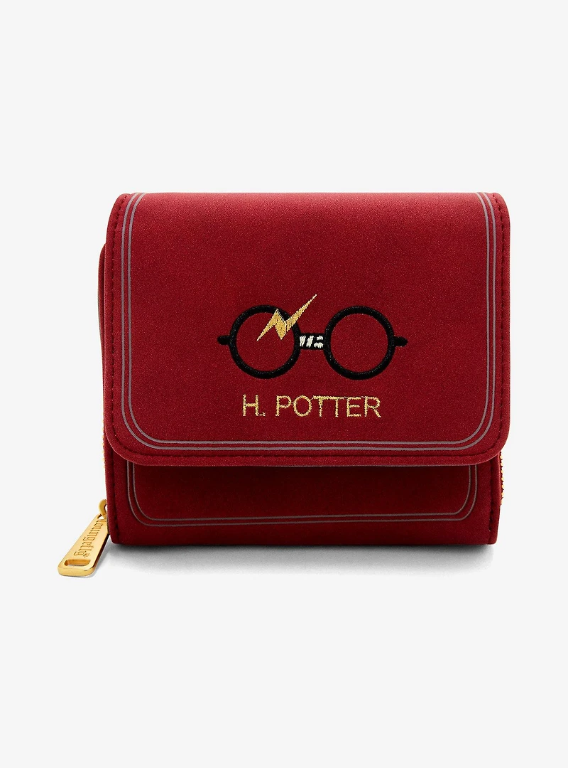 Loungefly Harry Potter Glasses Flap Wallet — BoxLunch Exclusive