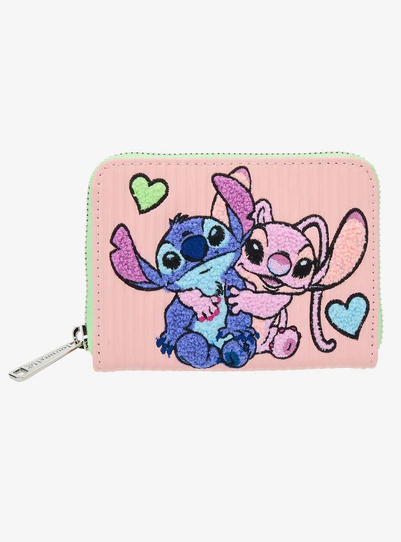 Loungefly Disney Lilo & Stitch Angel & Stitch Pastel Color Block Wallet - BoxLunch Exclusive