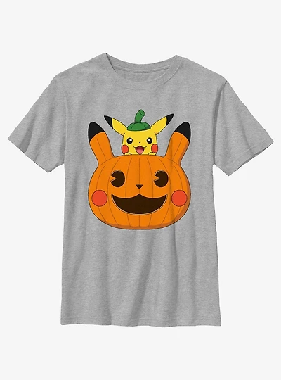 Pokemon Pumpkin Pikachu Youth Girls T-Shirt