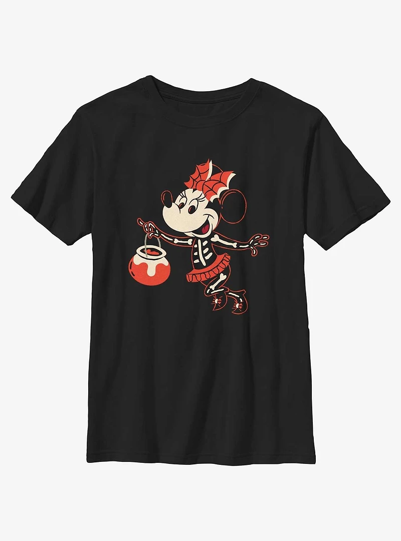Disney Minnie Mouse Halloween Youth Girls T-Shirt