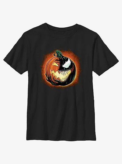 Marvel Venom Pumpkin Youth Girls T-Shirt