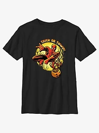 Marvel Spider-Man Trick Or Twip Spider Youth Girls T-Shirt