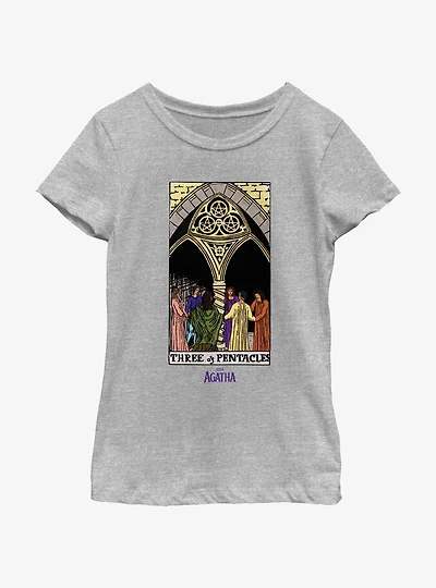 Marvel Agatha Three Of Pentacles Youth Girls T-Shirt