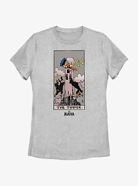 Marvel Agatha The Tower Tarot Card Womens T-Shirt