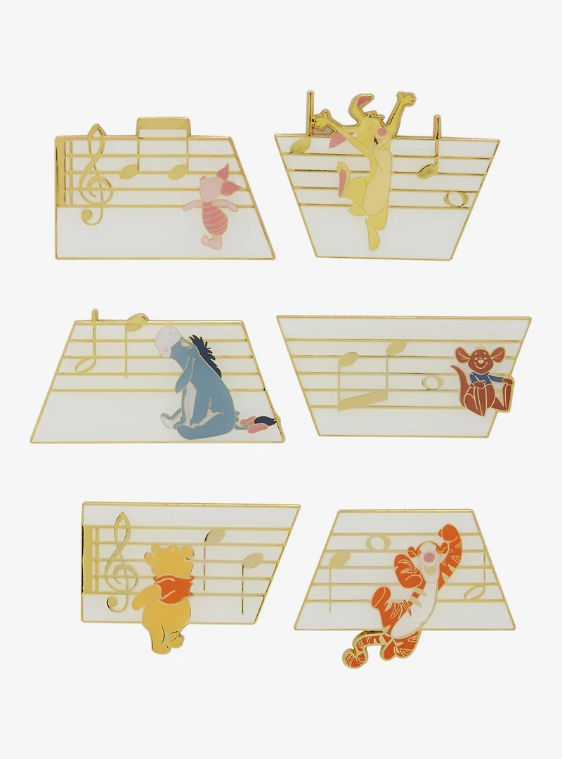Loungefly Disney Winnie the Pooh Music Notes Blind Box Enamel Pin