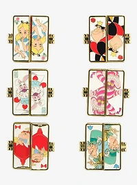 Loungefly Disney Alice in Wonderland Cards Hinge Blind Box Enamel Pin