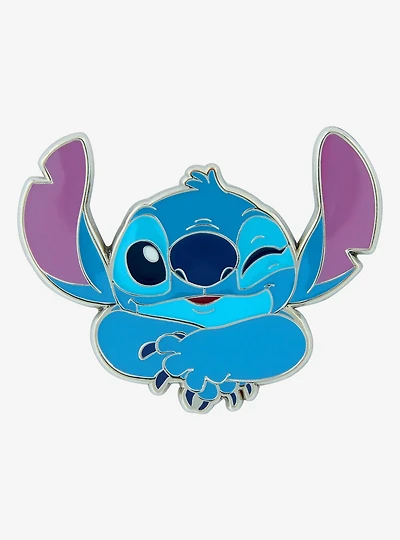 Loungefly Disney Lilo & Stitch Winking Stitch Enamel Pin