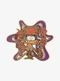 Disney Pixar Inside Out 2 Anxiety Stained Glass Enamel Pin