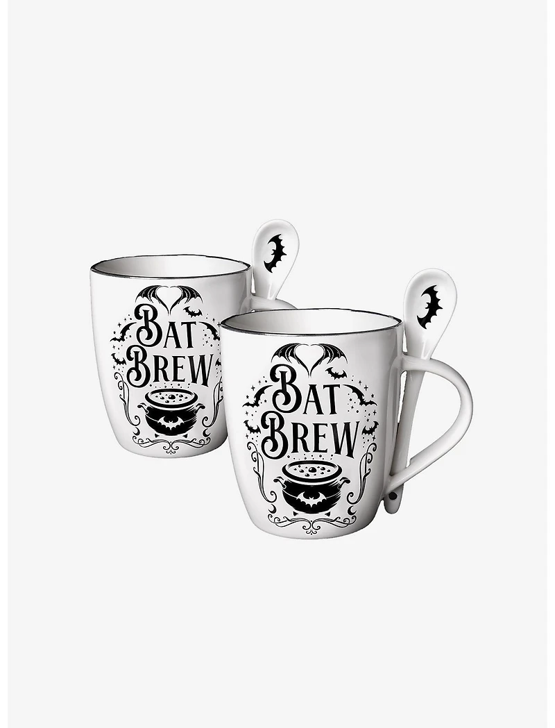 Alchemy of England Bat Brew Mug & Spoon Set