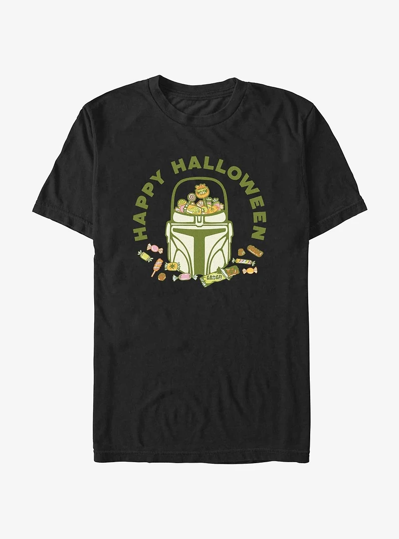 Star Wars The Mandalorian Happy Halloween T-Shirt