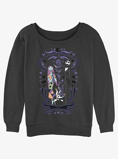 Disney The Nightmare Before Christmas Show Womens Slouchy Sweatshirt