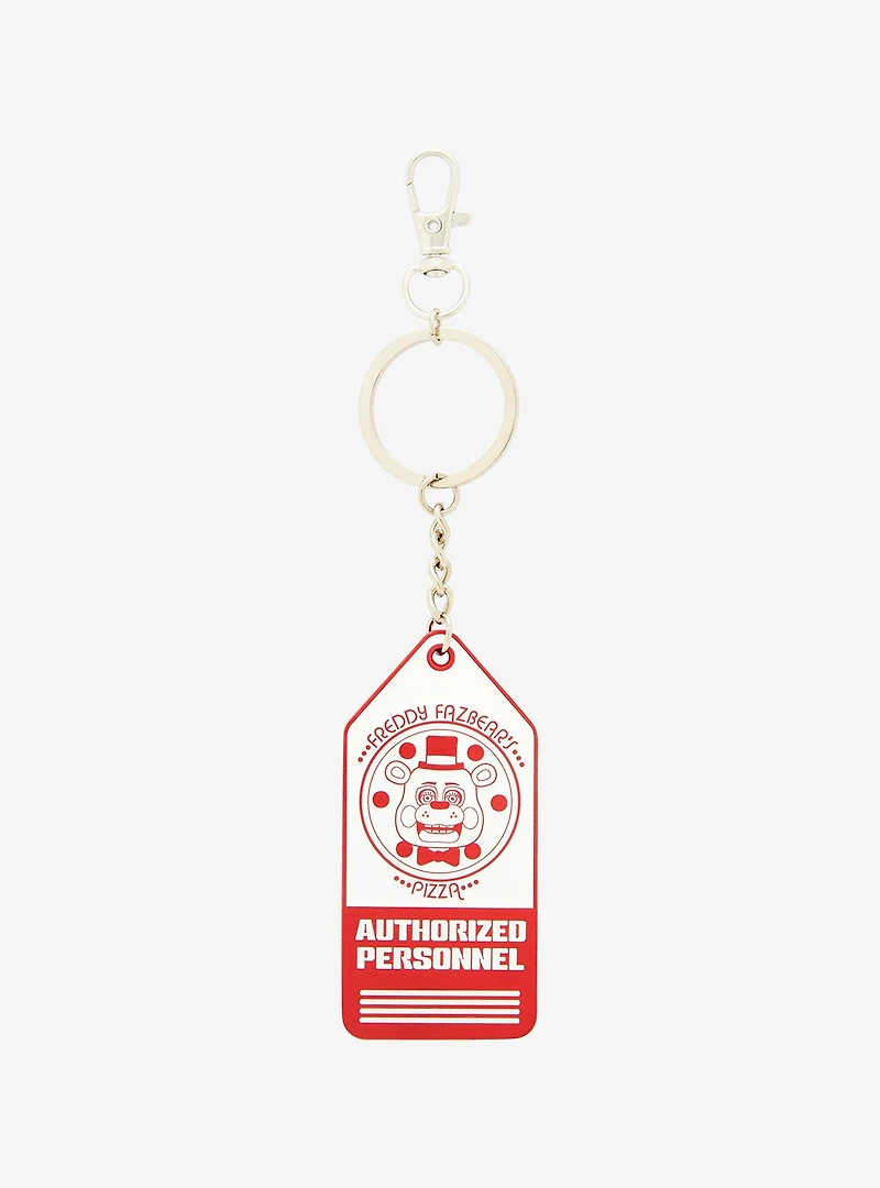 Five Nights at Freddy's Security Card Keychain