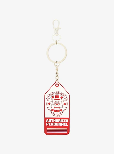 Five Nights at Freddy's Security Card Keychain