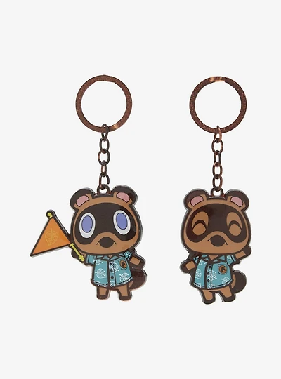 Nintendo Animal Crossing Timmy and Tommy Bestie Keychain Set