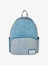 Loungefly Disney Dogs & Cats Denim Mini Backpack