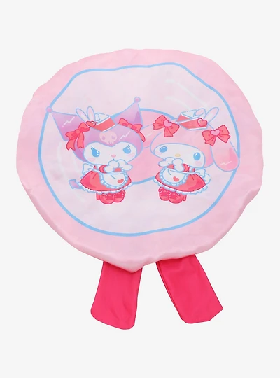 Sanrio My Melody and Kuromi Diner Reversible Satin Bonnet - BoxLunch Exclusive
