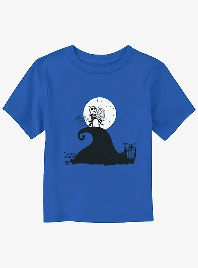 Disney The Nightmare Before Christmas Jack Sally Zero Night Toddler T-Shirt