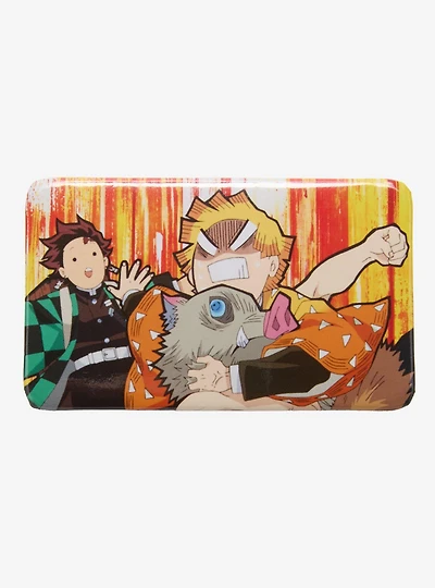 Demon Slayer: Kimetsu no Yaiba Tanjiro, Zenitsu, & Inosuke Rectangle Button Pin