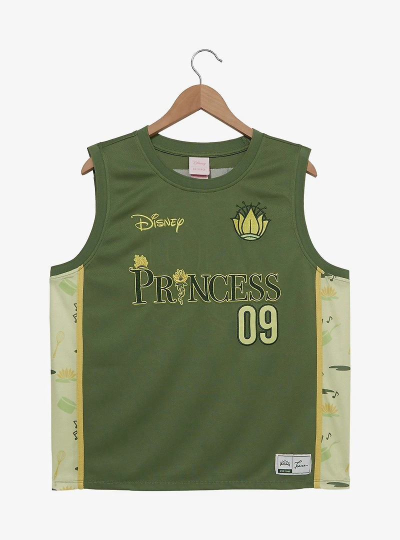 Disney the Princess and Frog Tiana Women's Plus Cropped Basketball Jersey — BoxLunch Exclusive